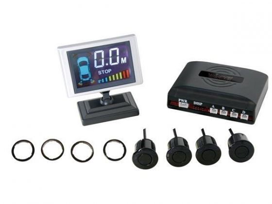 ACHTERUITRIJDRADAR MET LCD-SCHERM EN 4 SENSORS