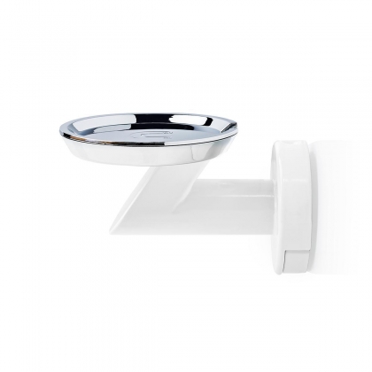 Speakerbeugel | Geschikt voor: Google Home® | Wand | 2 kg | Vast | Metaal / Staal | Wit