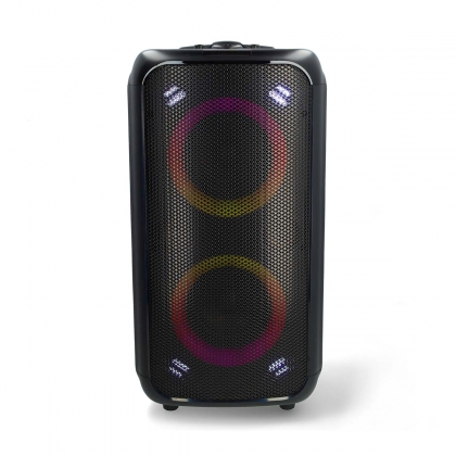 Bluetooth® Party Speaker | Maximale batterijduur: 5 uur | 240 W | Handgreep | Feestverlichting | Equalizer | Oranje / Zwart