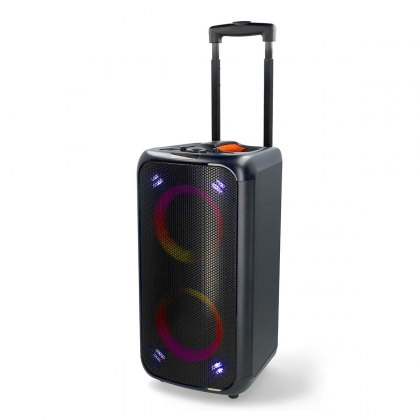 Bluetooth® Party Speaker | Maximale batterijduur: 5 uur | 240 W | Handgreep | Feestverlichting | Equalizer | Oranje / Zwart