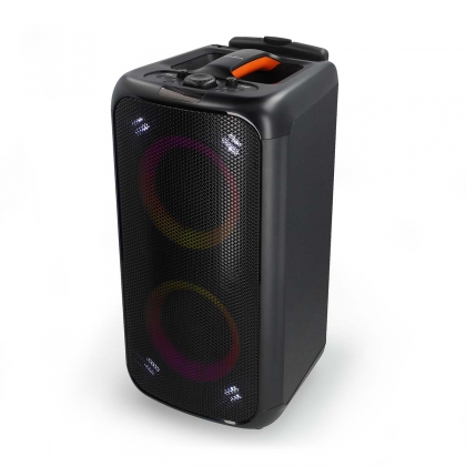 Bluetooth® Party Speaker | Maximale batterijduur: 5 uur | 240 W | Handgreep | Feestverlichting | Equalizer | Oranje / Zwart