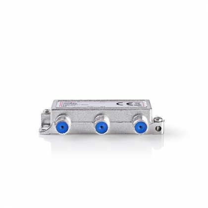 Satelliet-Splitter | 5 - 2400 MHz | Tussenschakeldemping: 10.5 dB | Outputs: 3 | 75 Ohm | Zink