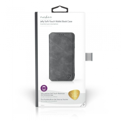 Smartphone Wallet Book | Gebruikt voor: Huawei | Huawei Y6 2018 | Geschikt voor 8 Kaarten | Zwart | PU / TPU | Verstelbare standen