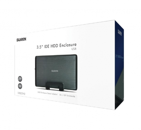 Harde Schijf Behuizing 3.5 " IDE USB 2.0 Zwart