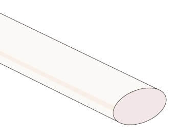 THERMISCHE KRIMPKOUS 12.7mm - TRANSPARANT - 25 ST.