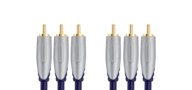 Component Videokabel 3x RCA Male - 3x RCA Male 2.00 m Zwart