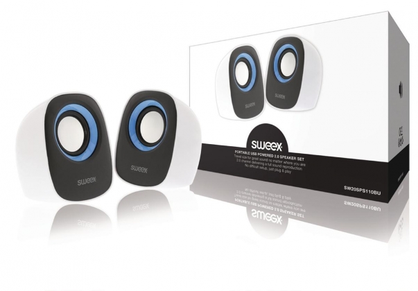 Speaker 2.0 Bedraad 4 W Wit/Blauw