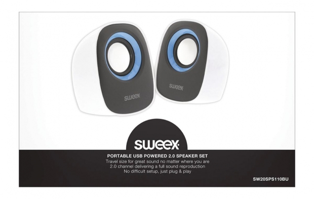 Speaker 2.0 Bedraad 4 W Wit/Blauw
