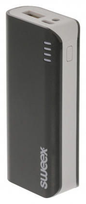 Draagbare Powerbank Lithium-Ion 4000 mAh USB Zwart