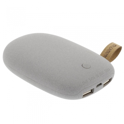 Draagbare Powerbank Lithium-Ion 7800 mAh USB Grijs
