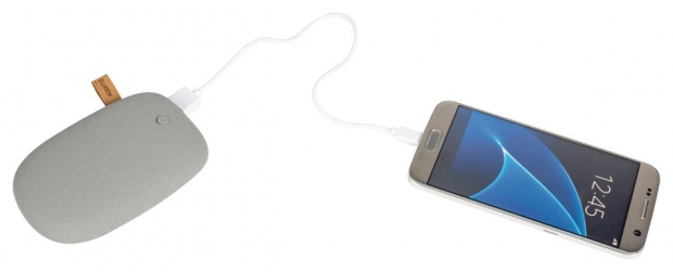Draagbare Powerbank Lithium-Ion 7800 mAh USB Grijs