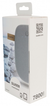 Draagbare Powerbank Lithium-Ion 7800 mAh USB Grijs