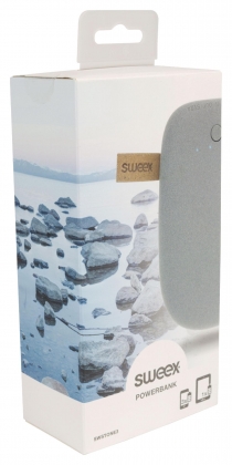 Draagbare Powerbank Lithium-Ion 7800 mAh USB Grijs