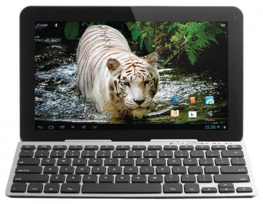 Bluetooth Keyboard Draagbaar US International Zilver/Zwart