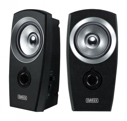 Speaker 2.0 3.5 mm 2 W Zwart/Zilver