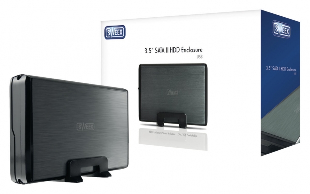 Harde Schijf Behuizing 3.5 " SATA USB 2.0 Zwart