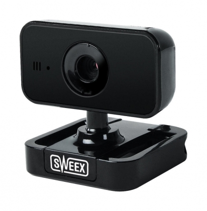 Webcam USB 2 MPixel 720P Kunststof Zwart
