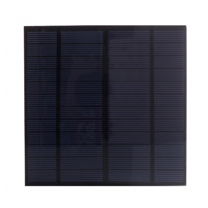 Monokristallijn Zonnepaneel 12V 3W 250mAh (145 x 145mm)