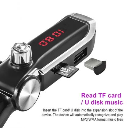 FM AUDIO TRANSMITTER MET BLUETOOTH EN USB
