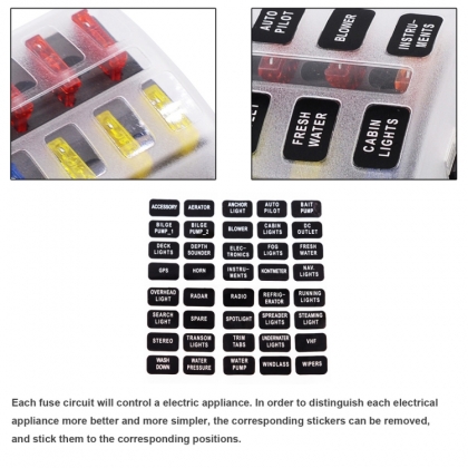 6 WAY CIRCUIT FUSEBOX