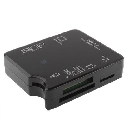 Hi-Speed Card Reader USB2.0 zwart