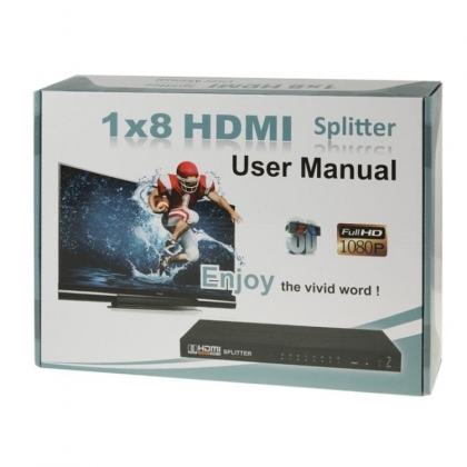 8-POORTS ACTIEVE HDMI SPLITTER FULL HD
