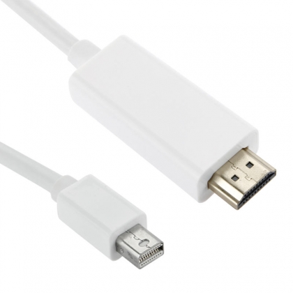 Mini-DisplayPort Male naar HDMI 1.50 m Wit