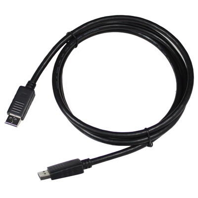 DisplayPort-aansluitkabel male - male 2 meter zwart