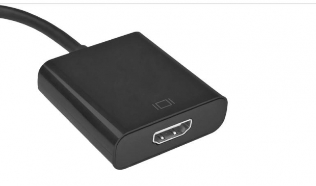DisplayPort Male naar HDMI Female 0.20m zwart