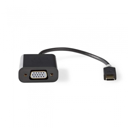 Adapterkabel USB-C male naar VGA female 20 cm