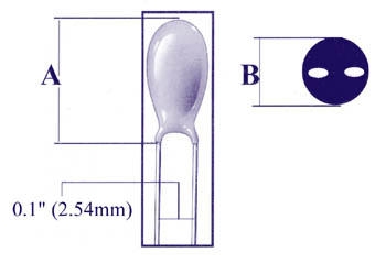 TANTAALCONDENSATOR 0.10µF / 35V