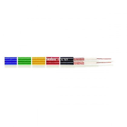 Stereo Audiokabel op Haspel 2x 0.25 mm² 100 m Zwart