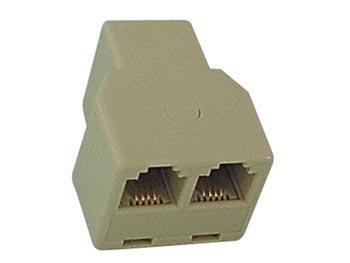 MODULAIRE SPLITTER 6P4C - 3 x VROUWELIJK