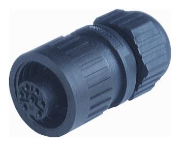 Hirschmann IP67 connector female 7-polig