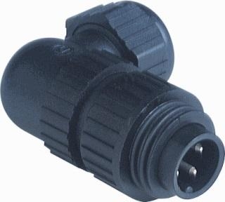 Hirschmann IP67 connector male 4-polig haaks