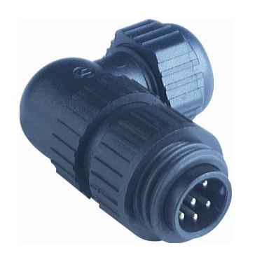 Hirschmann IP67 connector male 7-polig haaks