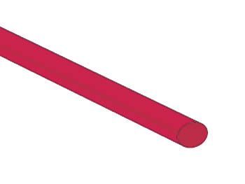 Thermische Krimpkous rood 4.8mm - 2.4mm