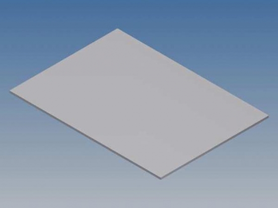 ALUMINIUM PANEEL VOOR 10003 / MC 22 - ZILVER - 77 x 55 x 1 mm