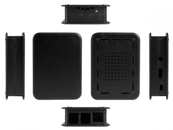 BEHUIZING VOOR RASPBERRY PI B+ - ZWART