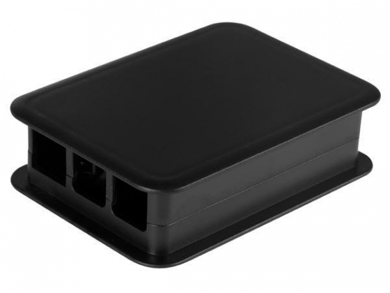 BEHUIZING VOOR RASPBERRY PI B+ - ZWART