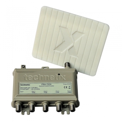 Technetix Antenneversterker 5 - 1218 MHz 4 Uitgangen