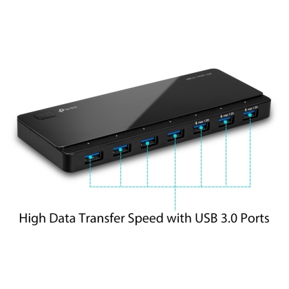 TP-Link 7 Poorts USB-Hub, USB 3.0 actief UH700