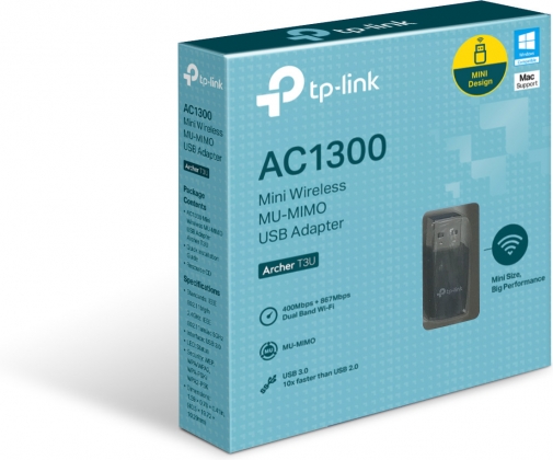 TP-LINK AC1300 Draadloze Mini MU-MIMO USB-WiFi Stick