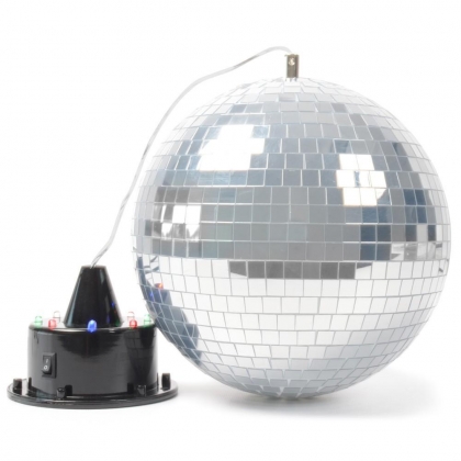 LED spiegelbol met LED motor