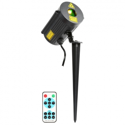 Laser IP65 Outdoor met afstandsbediening Rood & Groen