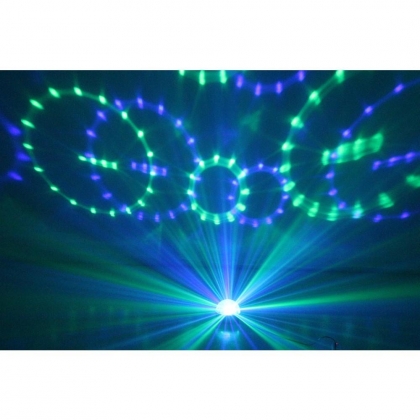 Mini Star Ball 6x 3W RGBAWP LED's IR