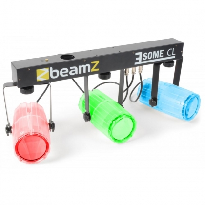 3-Some Lichtset 3x 57 RGBW LED's Clear