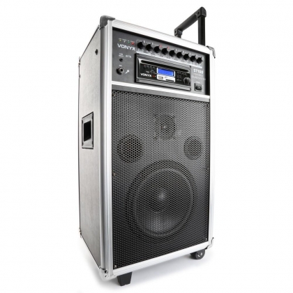 ST100 MK2 Mobiele geluidsinstallatie 8" BT/CD/MP3/UHF