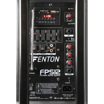 Fenton FPS12 Mobiel Geluidssysteem 12" 