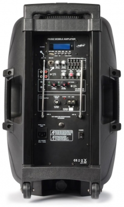 500W Mobiele Geluidsinstallatie incl. draadloze microfoons en MP3